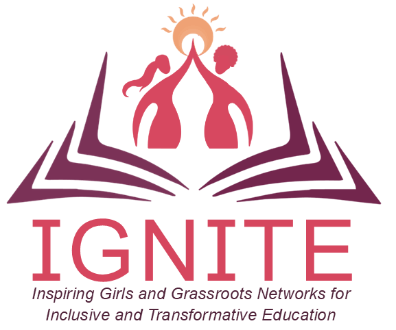 The Inspiring Girls and Grassroots Network for Inclusive and Transformative Education (IGNITE) Project Logo